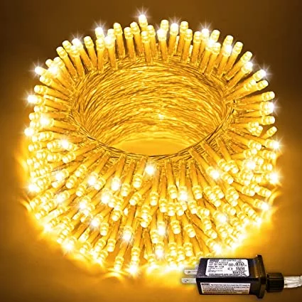 JMEXSUSS 66ft 200 LED Christmas String Lights